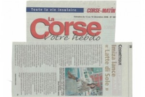 Corse Hebdo: Imiza lance "Latte di Sole"